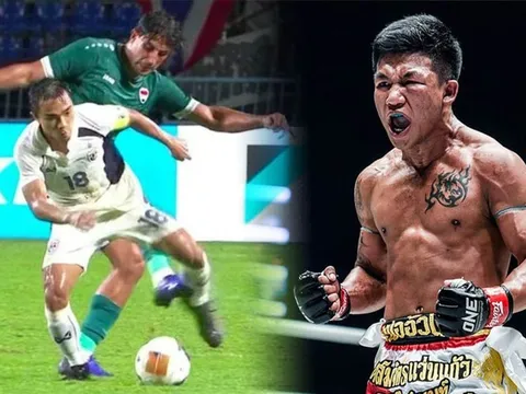 Chanathip bị cầu thủ Iraq chơi xấu, võ sĩ Muay Thái có động thái khiến MXH dậy sóng