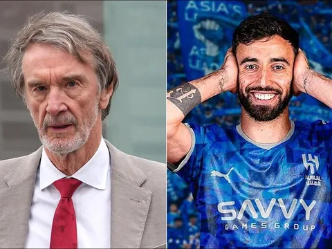Sir Jim Ratcliffe xác nhận để Bruno Fernandes ra đi, Man United nhận số tiền kỷ lục từ Al Hilal?