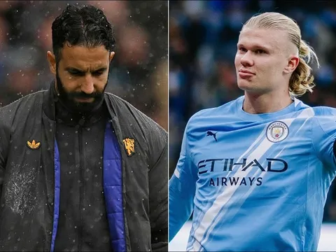 Thua bạc nhược Man City, HLV Ruben Amorim chính thức nhận cảnh báo sa thải tại Manchester United