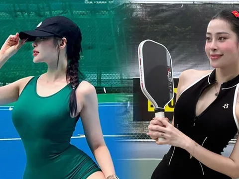 Nữ thần Pickleball Việt Nam khoe vóc dáng cực phẩm, nhan sắc làm dân mạng xao xuyến