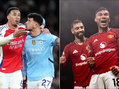 Bảng xếp hạng Ngoại hạng Anh 2025/26 mới nhất: Man City áp sát Arsenal, Man Utd rơi khỏi top 10?