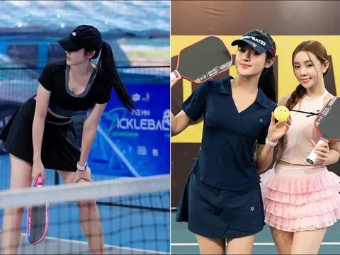 Á hậu Huyền My khoe dáng 'cực mượt' trên sân Pickleball, trang phục nửa kín nửa hở gây sốt CĐM