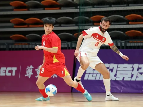 Bảng xếp hạng Vòng loại futsal châu Á 2026: ĐT Việt Nam toàn thắng, Trung Quốc chính thức dừng bước