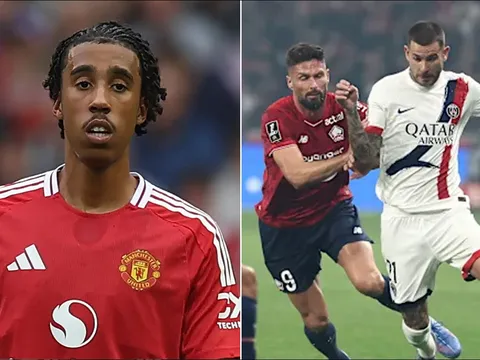 Leny Yoro chính thức chia tay Manchester United, bất ngờ xuất hiện trong trận đấu của PSG