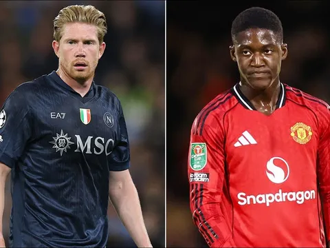 Kevin De Bruyne 'báo hại' Manchester United, HLV Ruben Amorim nguy cơ mất trắng Kobbie Mainoo?