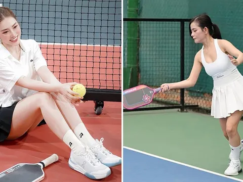 Dàn mỹ nhân tụ họp ở Pickleball Charity Cup: Người đẹp Đăng Thư chiếm spotlight nhờ điểm đặc biệt