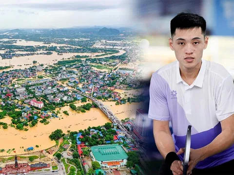 Thái Nguyên ngập lụt: VĐV pickleball Trương Vinh Hiển có hành động 'giải cứu', NHM hết lời ngợi khen