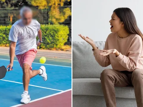 Chơi pickleball liền 3 tháng không giảm cân nào, người đàn ông bị vợ bắt thanh lý vợt, nghỉ chơi