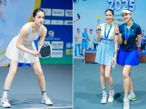 'Người đẹp châu Á' gây chấn động làng pickleball Việt Nam, vô địch 2 giải sau vài tháng nhập môn