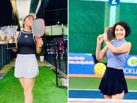 Bén duyên với pickleball ở tuổi U50, HLV Kim Oanh khiến chị em ghen tỵ với vẻ đẹp không tì vết