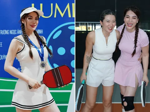 Trương Ngọc Ánh hút hồn trên sân pickleball trước khi bị bắt, giao diện như 'con gái đôi mươi'