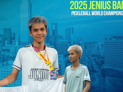 Việt Nam chính thức giành huy chương ở giải pickleball Thế giới, tay với 14 tuổi tạo địa chấn