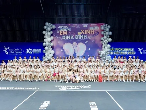 Giải pickleball quy tụ hơn 140 chân dài tại TP.HCM tạo ra sức hút lớn, quy định đặc biệt gây chú ý