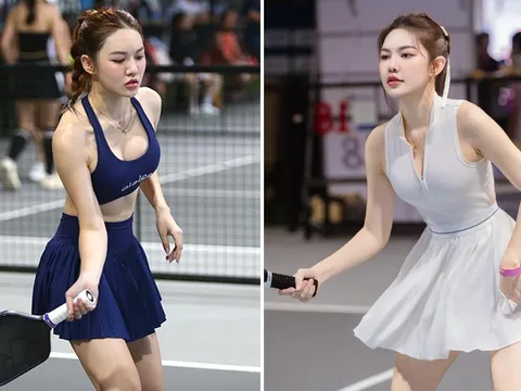 Hot girl Đà Nẵng thay đổi '180 độ' nhờ chơi pickleball, gây sốt với thần thái 'phát sáng' khi ra sân