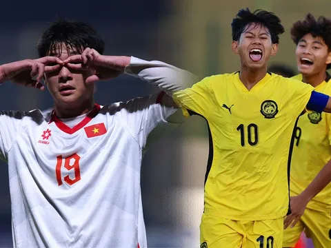 U17 Việt Nam 'phả hơi nóng' lên Malaysia, vé dự VCK U17 Asian Cup nằm trong tầm tay