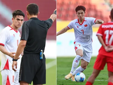 U22 Việt Nam chật vật thắng Lào, rõ lý do trọng tài bẻ còi ở bàn thắng của Đình Bắc