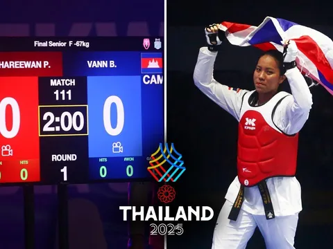 Võ sĩ Campuchia bỏ giải vào thẳng chung kết, Thái Lan không thi đấu vẫn giành HCV SEA Games 33