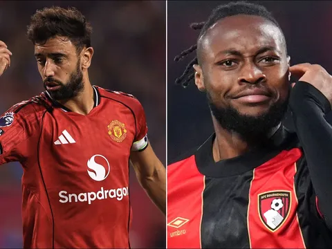 Bảng xếp hạng Ngoại hạng Anh 2025/26 mới nhất: Hủy diệt Bournemouth,  Man Utd tiếp tục áp sát top 4?