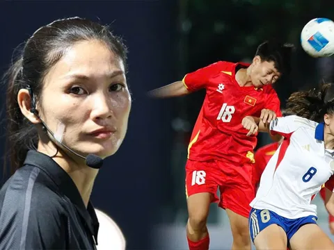 Trọng tài 'cướp bàn thắng' của ĐT nữ Việt Nam có phản ứng trên MXH, LĐBĐ Philippines 'toát mồ hôi'