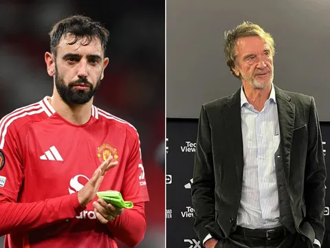 Bruno Fernandes nghỉ thi đấu dài hạn cho Man Utd, Sir Jim Ratcliffe lập tức rao bán với giá khó tin