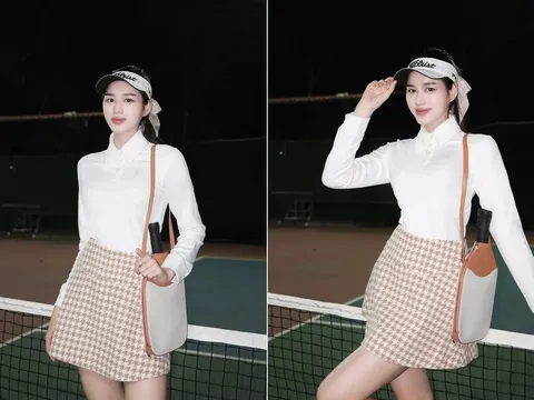 Hoa hậu Đỗ Thị Hà khoe phụ kiện Pickleball cao cấp giá 'sinh viên', gợi ý cho người chơi thích 'ngon bổ rẻ'