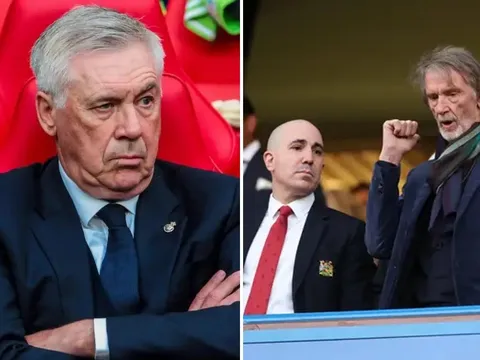 Hết cửa giành danh hiệu mùa này, Man United bất ngờ nhắm Carlo Ancelotti ngồi ghế nóng
