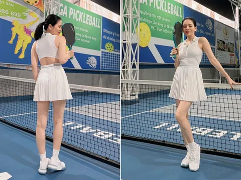 Lệ Quyên gây sốt trên sân pickleball trước lùm xùm phát ngôn, vóc dáng tuổi U50 nhiều người mơ ước