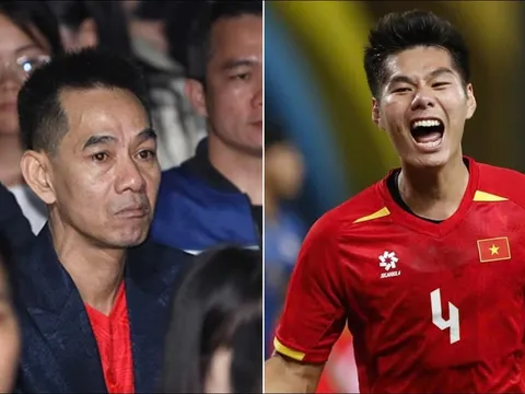 Hình ảnh bố Hiểu Minh 'ngấn lệ' vì con trai gây xót xa, trung vệ U23 Việt Nam nguy cơ lỡ ASEAN Cup
