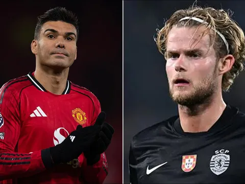 Gạch tên Casemiro, HLV Michael Carrick bất ngờ đưa 'trò cưng' Ruben Amorim về Man Utd