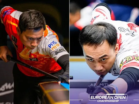 Kết quả thi đấu European Open 2026 của các cơ thủ Việt Nam: Dương Quốc Hoàng không tốn mồ hôi
