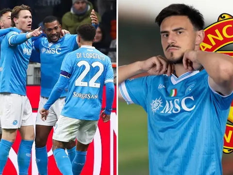 Đối tác ăn ý của McTominay 'bật đèn xanh', Man United chiêu mộ 'máy chuyền bóng' Napoli với giá hời?