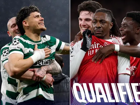 4 đội bóng đầu tiên vào Tứ kết UEFA Champions League 2025/26: Arsenal thẳng tiến, ngựa ô bị giải mã