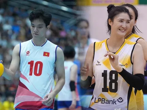 Bích Tuyền xuất hiện tại Cup Hoa Lư - Bình Điền, biểu cảm của ngôi sao bóng chuyền Việt Nam gây chú ý