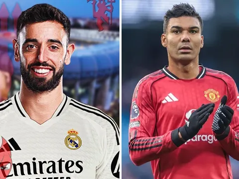 Tin chuyển nhượng 19/3: Rõ điều kiện Casemiro ở lại MU; Bruno Fernandes cập bến gã khổng lồ châu Âu?