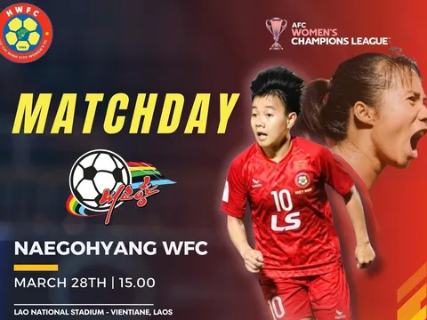 Trực tiếp CLB nữ TP.HCM vs Naegohyang FC - 15h00 ngày 28/3 - Link trực tiếp Cúp C1 nữ châu Á 2025/26