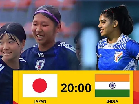 Kết quả bóng đá U20 Nhật Bản vs U20 Ấn Độ - VCK U20 Asian Cup 2026: Ứng viên vô địch thắng 'hủy diệt'