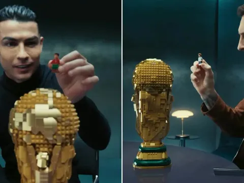 Ronaldo và Messi bắt tay trước World Cup 2026, LEGO chi bao nhiêu tiền cho 4 ngôi sao lớn nhất TG?