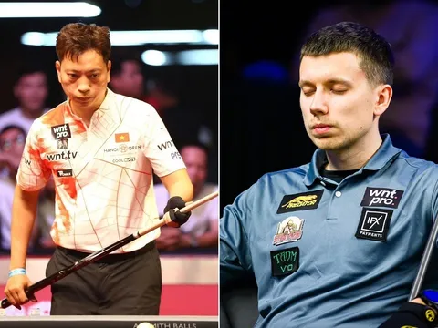 Kết quả thi đấu giải Vô địch Thế giới 8 bi nam 2026: Dương Quốc Hoàng nguy cơ bị loại sớm