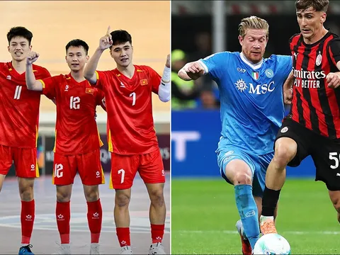 Lịch thi đấu bóng đá hôm nay 6/4: ĐT Việt Nam gây sốt ở ASEAN Cup; Napoli đại chiến AC Milan