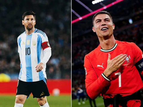 Messi lép vế Ronaldo, ĐT Bồ Đào Nha vượt mặt Argentina ở World Cup 2026
