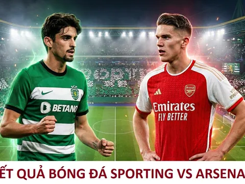 Kết quả bóng đá Sporting Lisbon vs Arsenal hôm nay - Tứ kết UEFA Champions League 2025/26