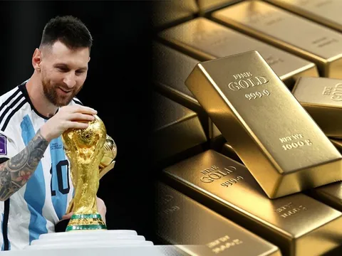 Giá vàng chiều nay 11/4/2026: Đảo chiều lao dốc, chiếc cúp vàng World Cup có mất đi giá trị?