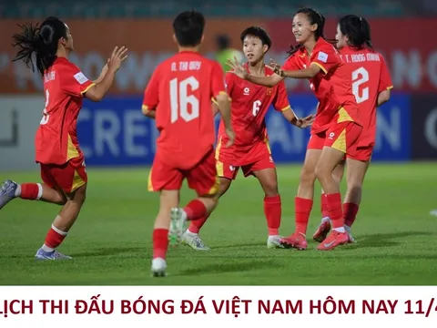 Lịch thi đấu bóng đá Việt Nam hôm nay 11/4: U20 Việt Nam đấu với U20 Nhật Bản; Nam Định đối đầu HAGL