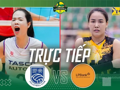 Trực tiếp bóng chuyền nữ Việt Nam VĐQG 2026 hôm nay 12/4 - Link xem Hà Nội Tasco vs LPBank Ninh Bình
