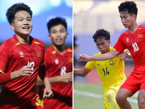Kết quả, tỷ số U17 Việt Nam vs U17 Malaysia hôm nay 13/4: Chênh lệch đẳng cấp, chiến thắng cách biệt