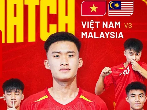 Link xem trực tiếp U17 Việt Nam vs U17 Malaysia - VCK U17 Đông Nam Á 2026: Khởi đầu thuận lợi?