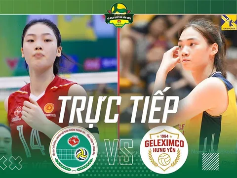 Trực tiếp bóng chuyền nữ Việt Nam VĐQG hôm nay 13/4 - Link trực tiếp BCTT BĐ19 vs Geleximco Hưng Yên