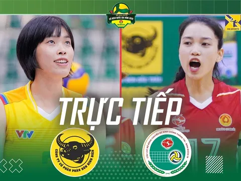 Trực tiếp bóng chuyền nữ Việt Nam hôm nay 18/4 - Link xem VTV BĐ Long An vs Binh Chủng TT BĐ19