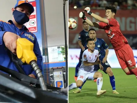 Giá xăng dầu mới nhất chiều 22/4: RON95 'rẻ hết nấc', giá vé xem HAGL vs Hải Phòng rẻ hơn 1 lít xăng