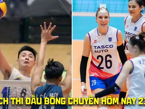 Lịch thi đấu bóng chuyền hôm nay 23/4: Hà Nội Tasco Auto gây sốt ở bán kết Cúp Hùng Vương 2026?